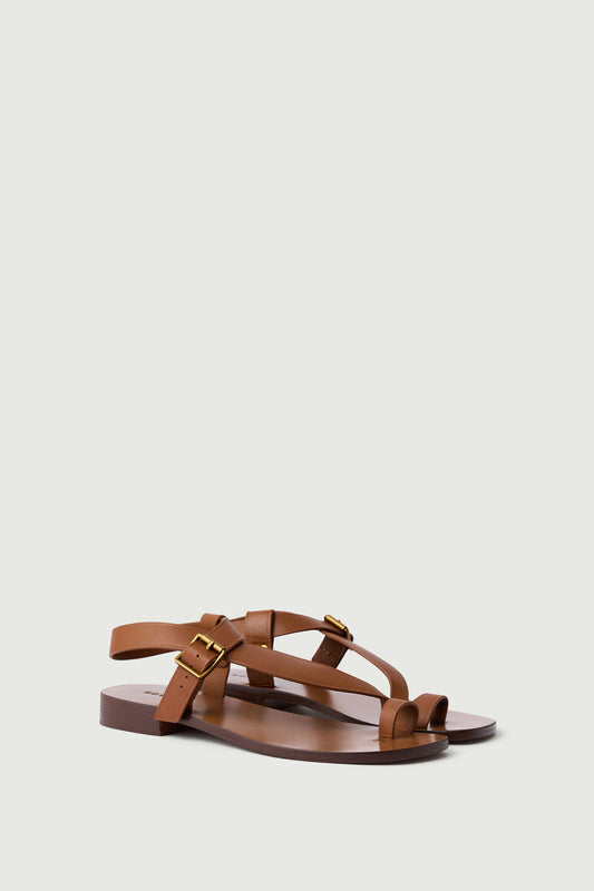 Sandales Delhi - Naturel - Cuir - Femme